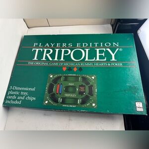 Vintage 1989 Tripoley Players Edition Game Set